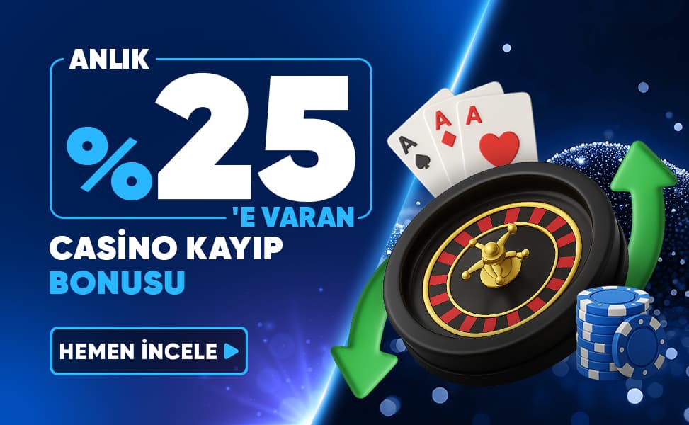 %25 Casino Kayıp Bonusu