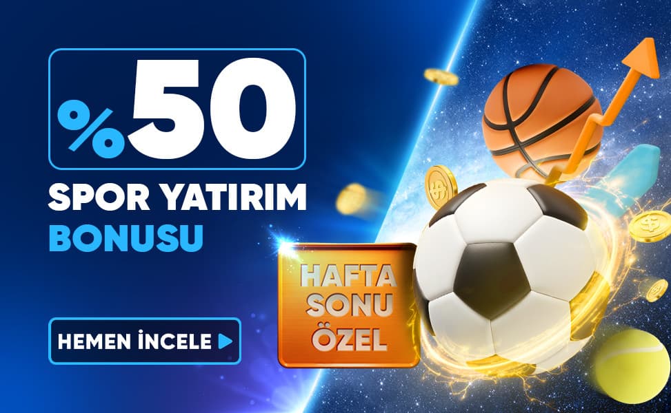%50 Spor Yatırım Bonusu