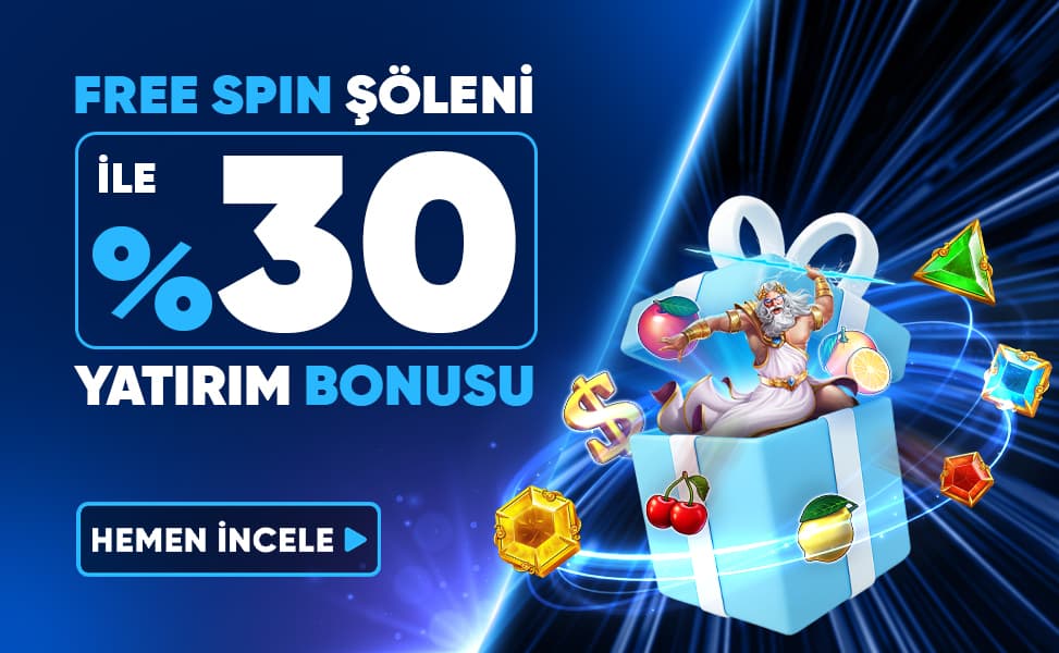 %30 Free Spin İşlemi